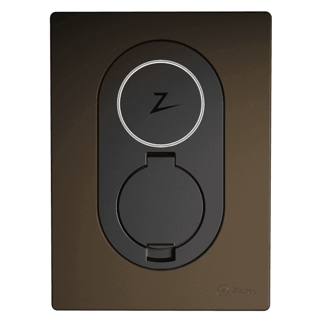 Zaptec Go & Go2 | Voorzijde kap | Wood Brown 1