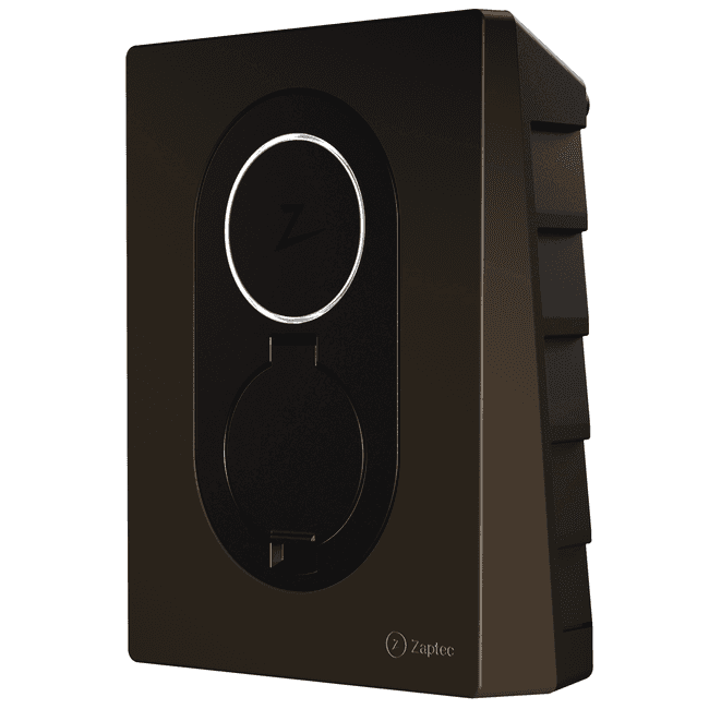 Zaptec Go & Go2 | Voorzijde kap | Wood Brown 2