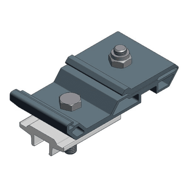 Van der Valk | ValkPitched - Insert | Alu. mounting clamp | 50mm | black