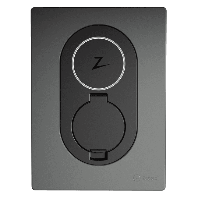 Zaptec Go & Go2 | Voorzijde kap | Rock Grey