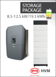 19.3 kWh Opslagpakket - Kostal Plenticore G3 M + 7x BYD HVM