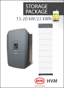 22 kWh Pacchetto di accumulo - Kostal Plenticore G3 L + 8x BYD HVM (only per Germany)
