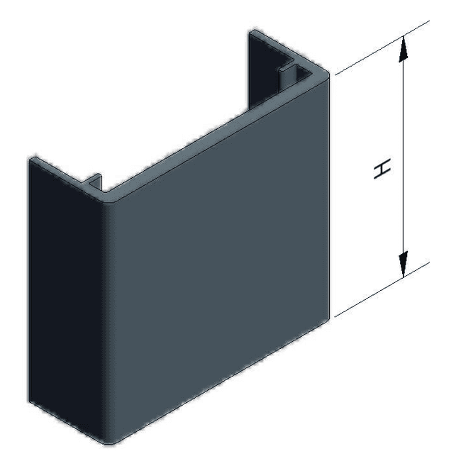 Van Der Valk Van der Valk | Geanodiseerde End Cap | 30 mm | czarny