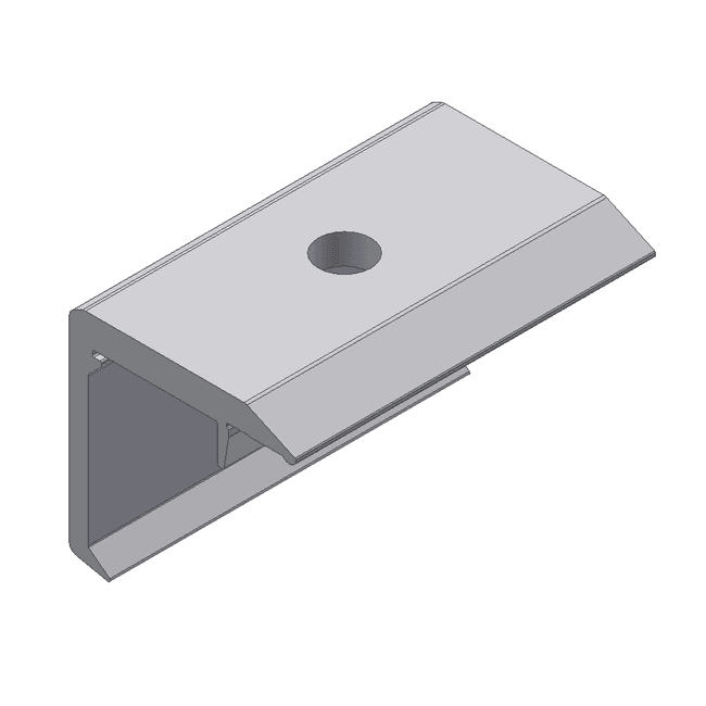 Van Der Valk Van der Valk | ValkPitched - Clamp | Alu. klemplaat for de Eindklem